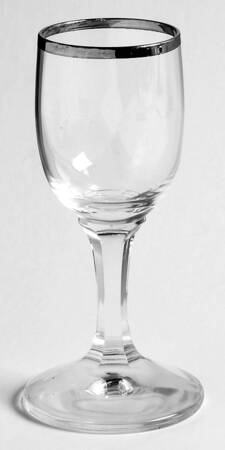 Meran Platinum Cordial Glass