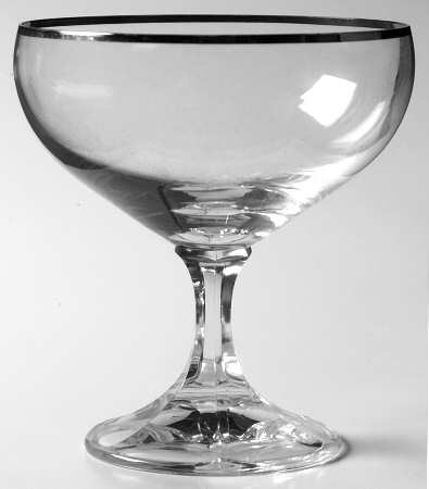 Neckar (Platinum Trim) Champagne/Tall Sherbet