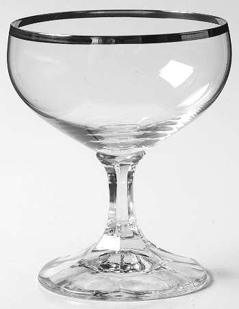 Neckar (Platinum Trim) Champagne/Tall Sherbet