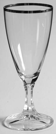 Neckar (Platinum Trim) Fluted Champagne