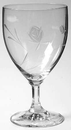Neckar (Rose Cut 2566, No Trim) Water Goblet