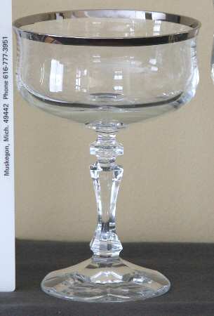 Silver Jubilee Champagne/Tall Sherbet