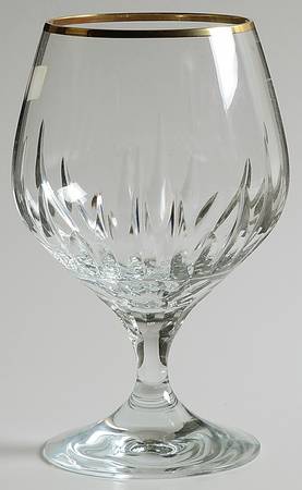 Starlyte Gold Brandy Glass