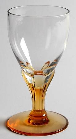 310 Amber Wine Glass