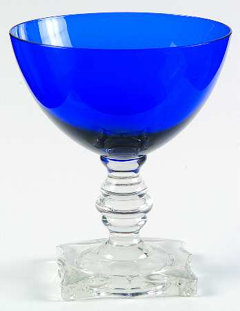 903 Cobalt Blue (Non Optic) Champagne/Tall Sherbet