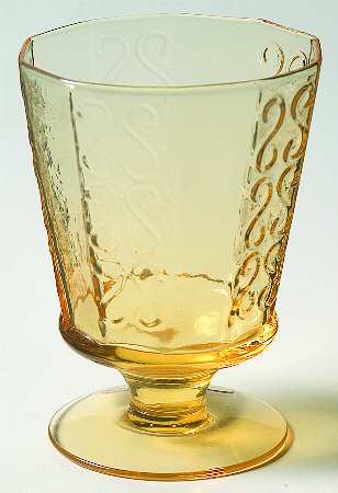 Brocado Yellow Juice/Wine Glass