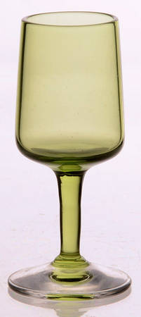 Cabaret Green Cordial Glass