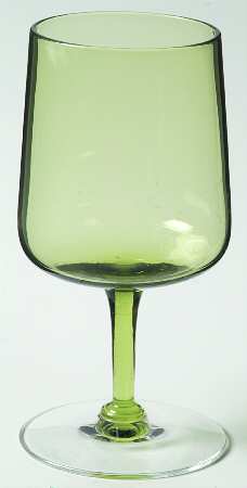 Cabaret Green Wine Glass