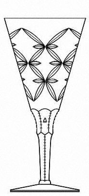 Coronation (Stem 352, Cut 1254) by Seneca