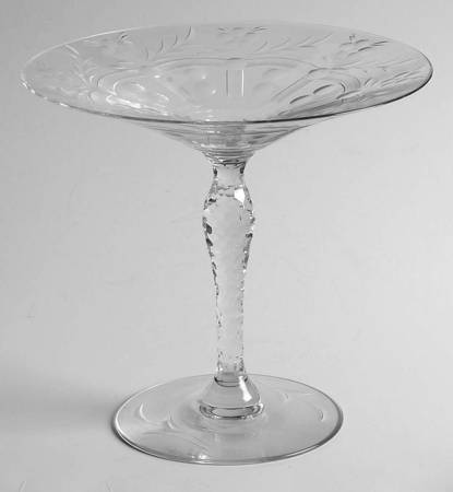 Cut 428 Round Compote (Height X Width)