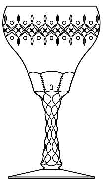 Cut 712 Water Goblet