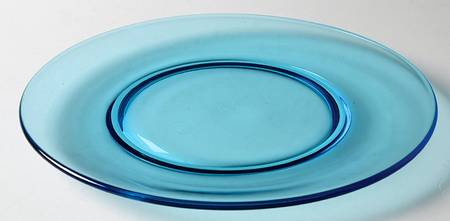 Debutante Peacock Blue Luncheon Plate