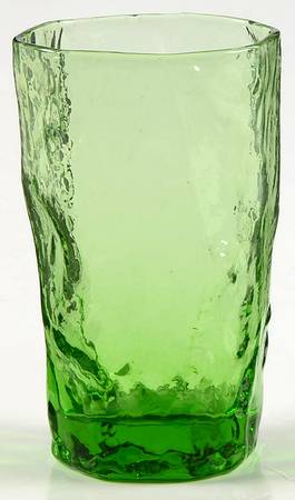 Driftwood Apple Green Flat Juice Glass
