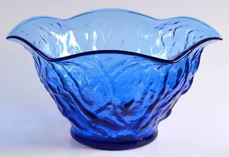 Driftwood Delphine Blue (Royal Blue) 9" Large Fruit Bowl