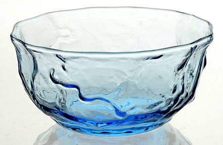 Driftwood Cornflower Blue Small Fruit Dessert Bowl