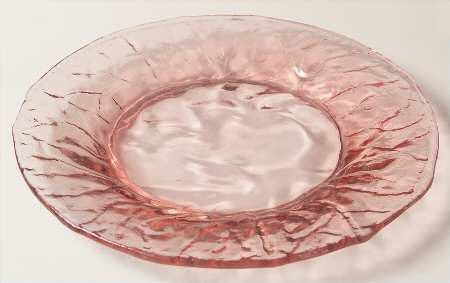 Driftwood Dark Pink Luncheon Plate