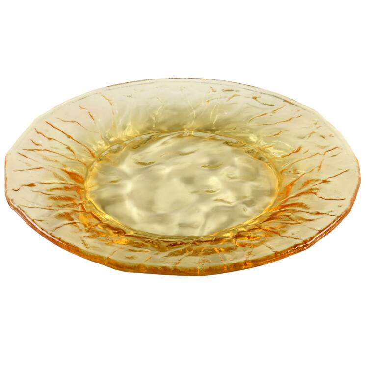 Driftwood-Yellow Luncheon Plate