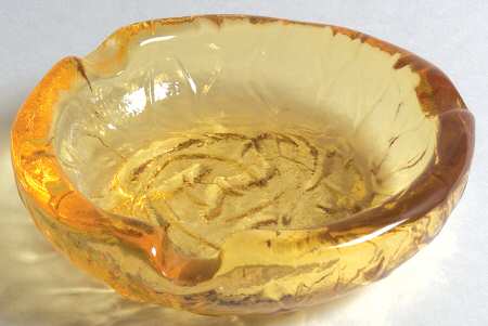 Driftwood-Yellow Ashtray