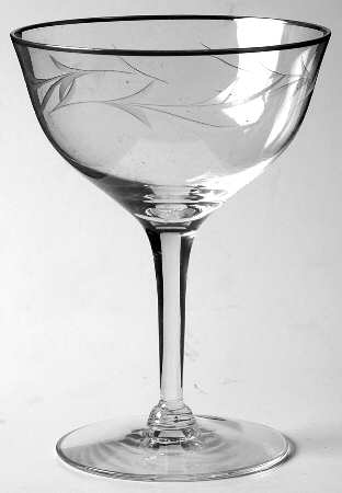 Fantasy Clear (Stem 1963) Champagne/Tall Sherbet
