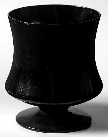 Fashionables Black (Non Optic) Low Water Goblet