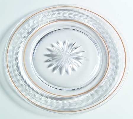 Gold Brocade 7" Salad Plate