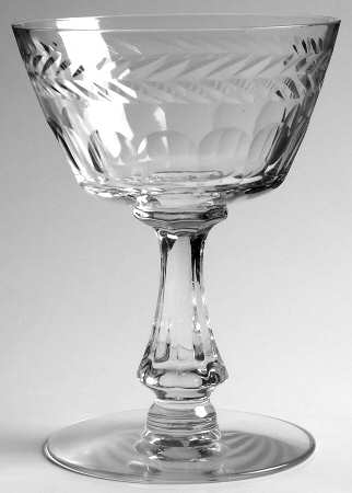 Laurel (Round Base) Champagne/Tall Sherbet