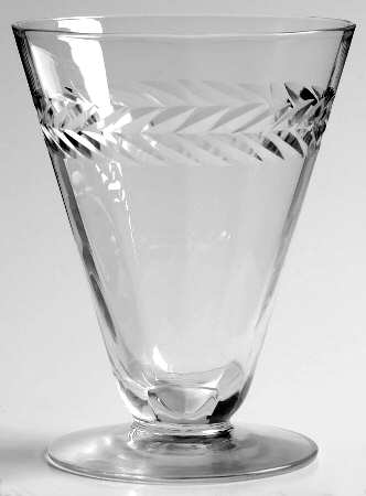 Laurel Wreath-Clear Juice Glass