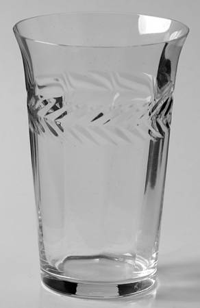 Laurel Wreath-Clear 5 Oz Flat Tumbler