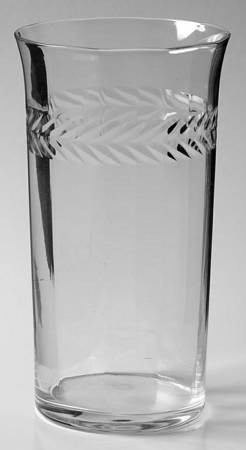 Laurel Wreath-Clear 16 Oz Flat Tumbler