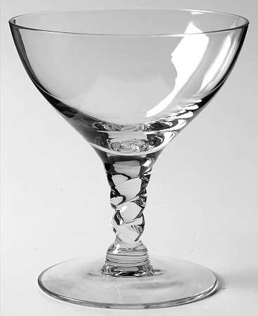 Pirouette Clear Champagne/Tall Sherbet