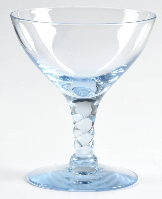 Pirouette Blue Champagne/Tall Sherbet