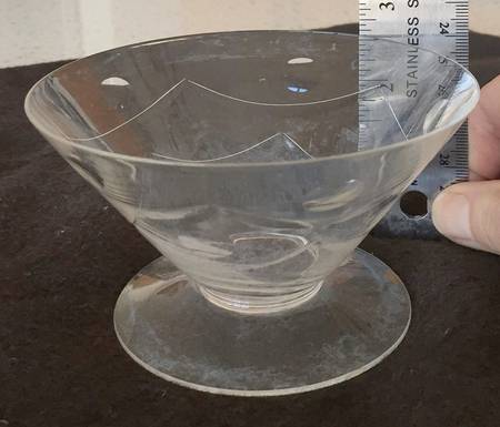 Rhythm (Stem 476, Cut 627) Footed Dessert