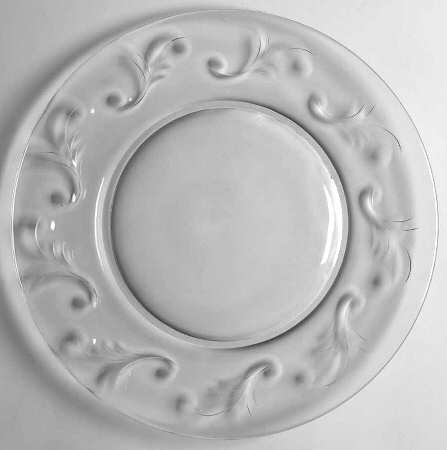Scroll Luncheon Plate