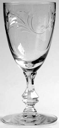 Scroll Wine Glass