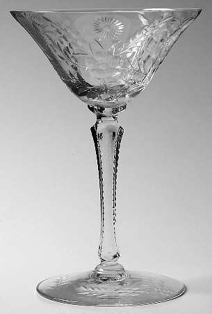 Thistle (Stem 1482, Cut 442) Champagne/Tall Sherbet