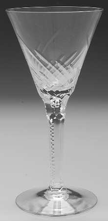 Windblown Wine Glass