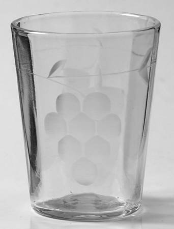 Grape Clear (Cut 6) Shot Glass
