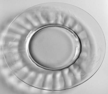 Grape Clear (Cut 6) Luncheon Plate