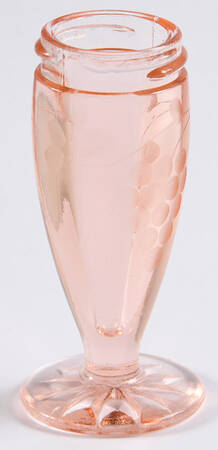 Grape Rose (Cut 6) Footed Shaker No Metal Lid