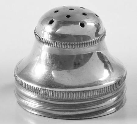 Grape Rose (Cut 6) Metal Lid for Footed Shaker