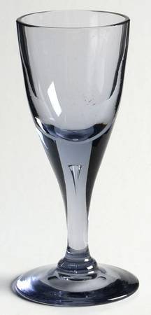 Stockholm Blue Smoke Cordial Glass