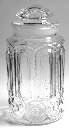 Moon and Star Clear Extra Large Canister & Lid