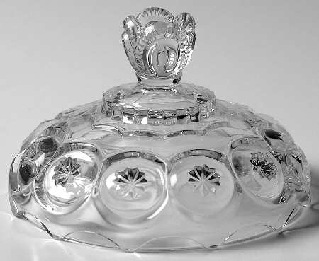 Moon and Star Clear Lid for Compote