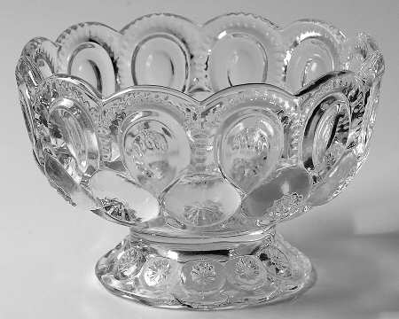 Moon and Star Clear 4" Height Open Compote