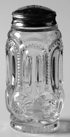 Moon and Star Clear Shaker with Metal Lid