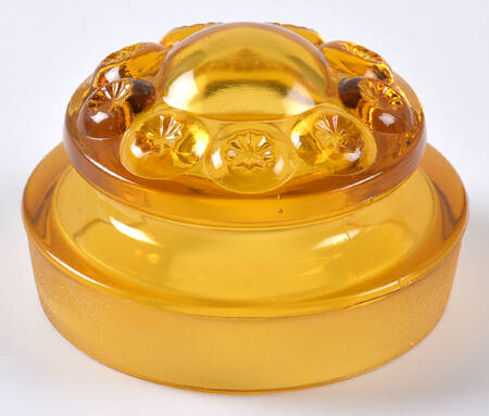 Moon and Star Amber Lid for Medium Canister
