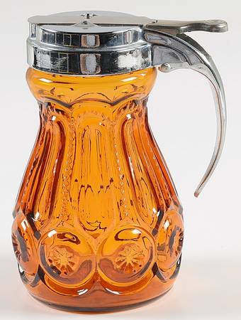 Moon and Star Amber Syrup with Metal Drip Cut Lid