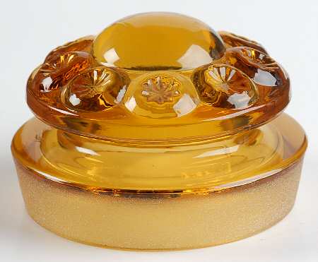 Moon and Star Amber Lid for Small Canister