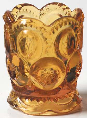Moon and Star Amber Toothpick Holder