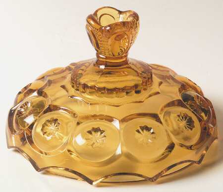 Moon and Star Amber Lid for Compote